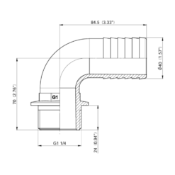 HT114X40E Drawing - Online Tank Store