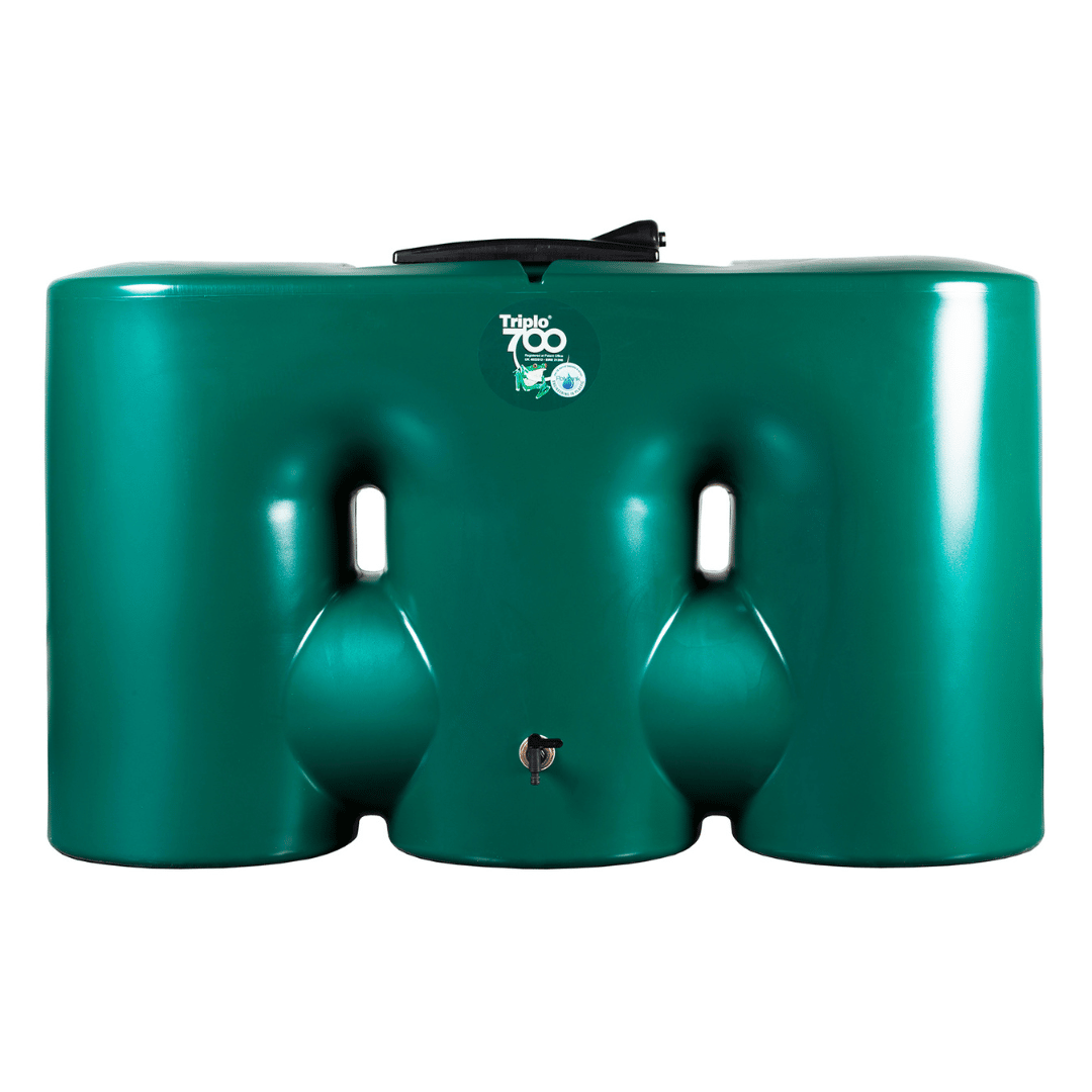 TRIPLO700 700 Litre Water Butt Polytank - GREEN