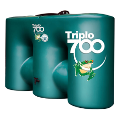 TRIPLO700 700 Litre Water Butt Polytank - green 1