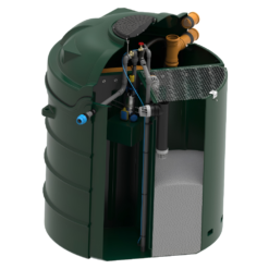 Alternative view of Harlequin CAP 9 Sewage Treatment Plant | 6-9 Person