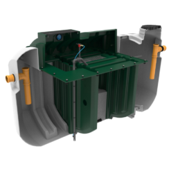 Alternative view of Harlequin HydroClear 12 Sewage Treatment Plant | 10-12 Person