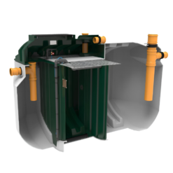 Alternative view of Harlequin HydroClear 9 Sewage Treatment Plant | 7-9 Person