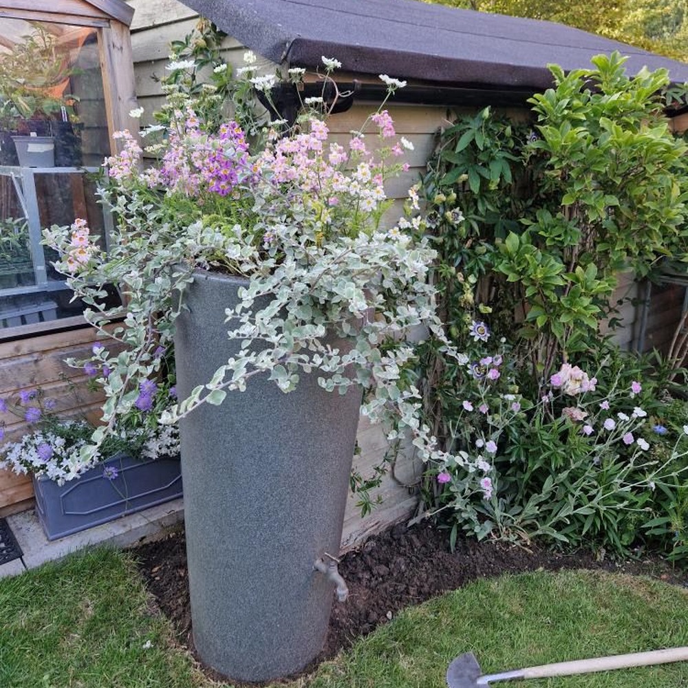 160 Litre Manhattan Curve Water Butt Planter - Image 2