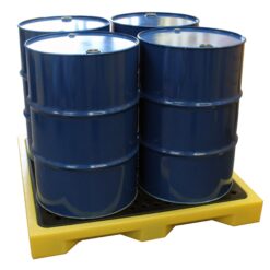 4 Drum Floor Tray - Low Profile