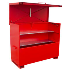 Chemstor Steel Chemical Storage Box with Shelf - Large