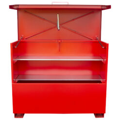 Chemstor Steel Chemical Storage Box with Shelf - Large