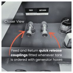 850 Litre Steel Bunded Imperium® Generator Feed Tank - Atlantis