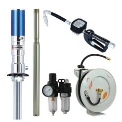 3:1 Air Operated Oil Pump and Air Regulator with 15m Hose Reel & Digital Nozzle - Atlantis