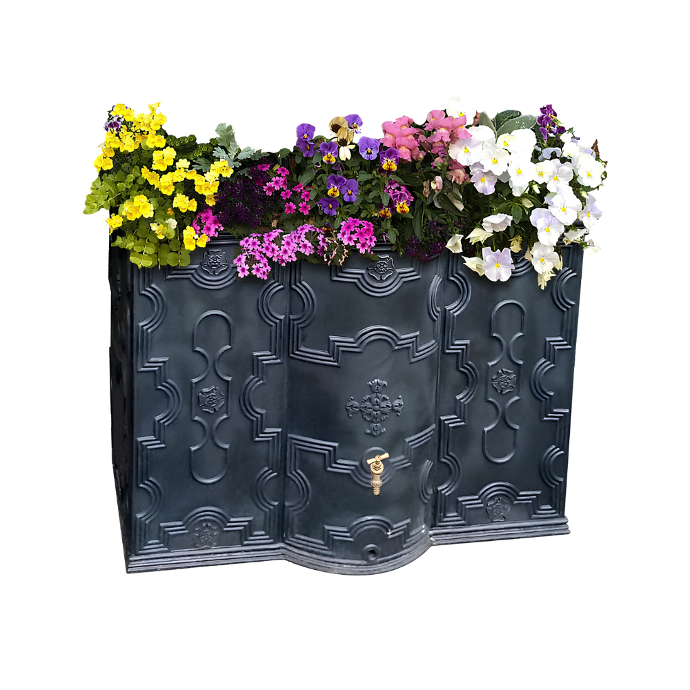 Prestige 500 Litre Georgian Rain Water Butt Planter
