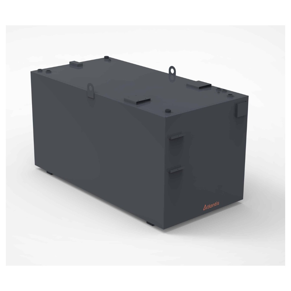 3000 Litre Steel Bunded Lube Oil Tank - Atlantis