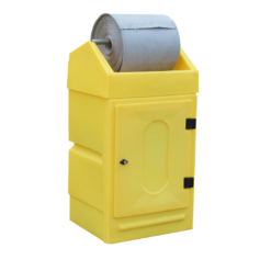 Lockable Dispensing Stand with Roll Holder