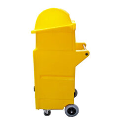 Mobile Lockable Cabinet with Roll Holder