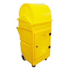 Mobile Lockable Cabinet with Large Roll Holder - XL