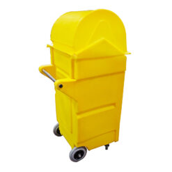 Mobile Lockable Cabinet with Large Roll Holder - XL