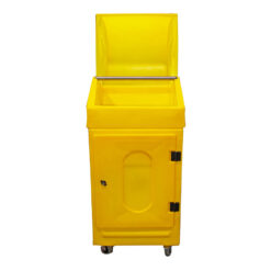 Mobile Lockable Cabinet with Large Roll Holder - XL
