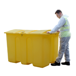 1400 Litre Poly Storage Bin with Lockable Lid