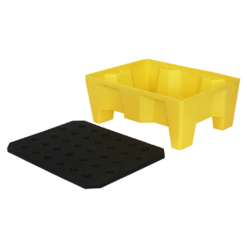 70 Litre Spill Tray on Legs with Grid
