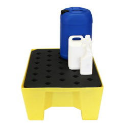 70 Litre Spill Tray on Legs with Grid