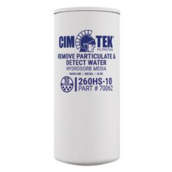 Cim-Tek 70062 Hydrosorb Water & Particle Fuel Filter - 68 L/min
